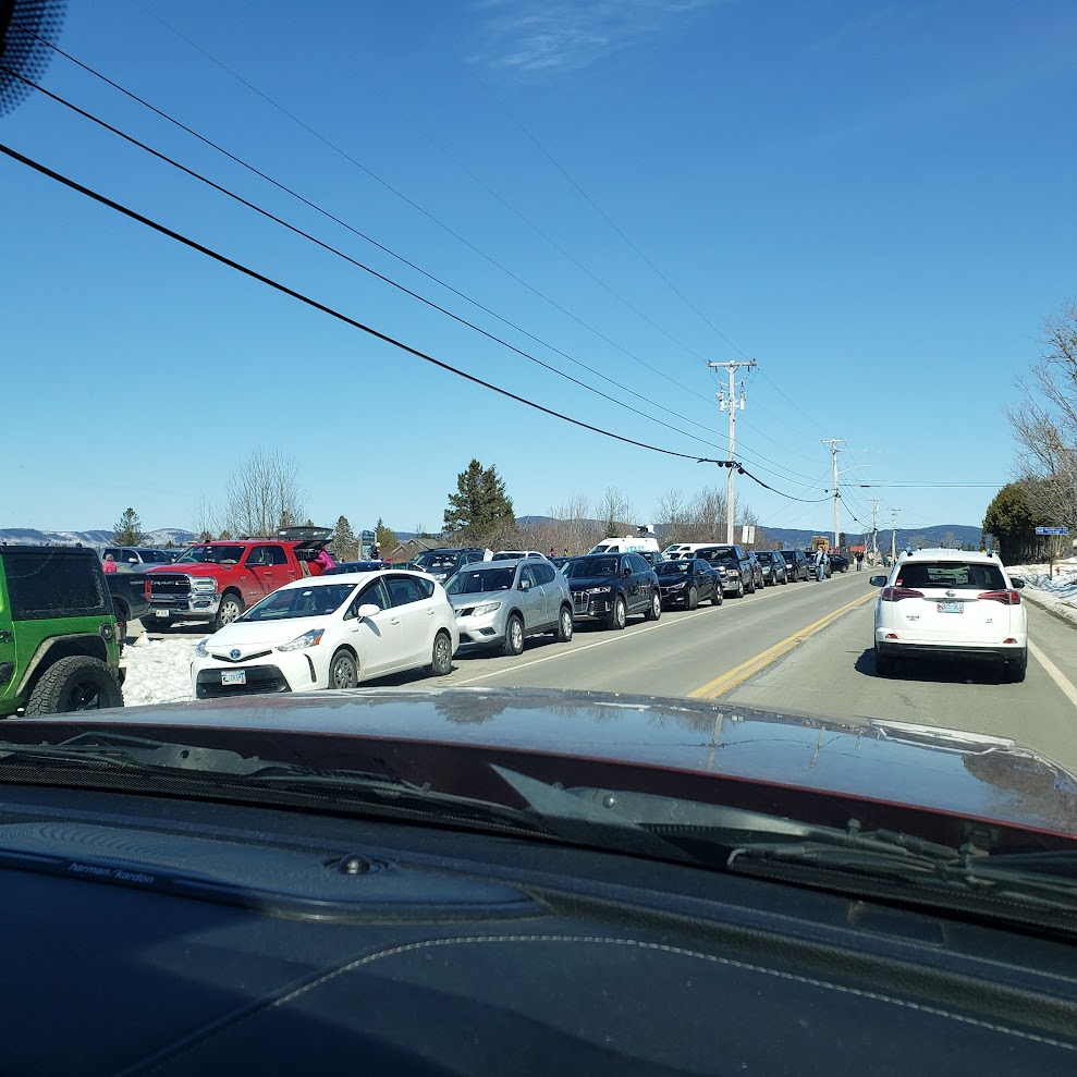 traffic jam for the totality event