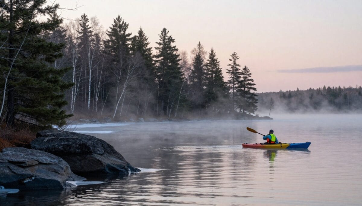 Western Maine Ice Out and the Cold Water Safety Warning