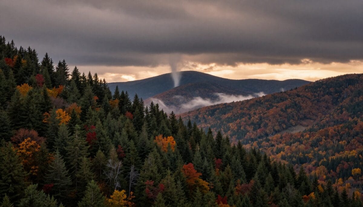 Tornado Watches in Rural Maine Mountains