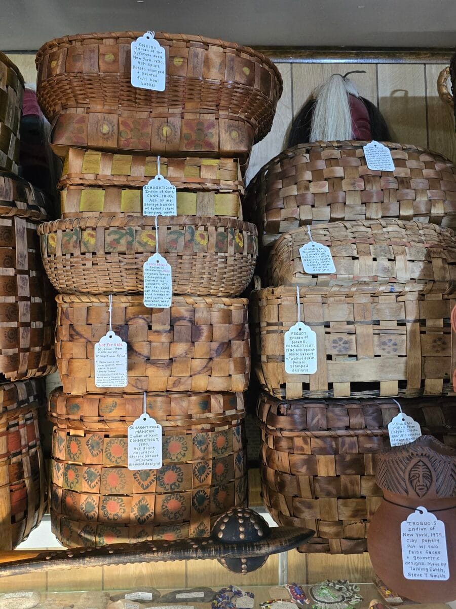 baskets in indian musuem baskets in the rural Indian museum