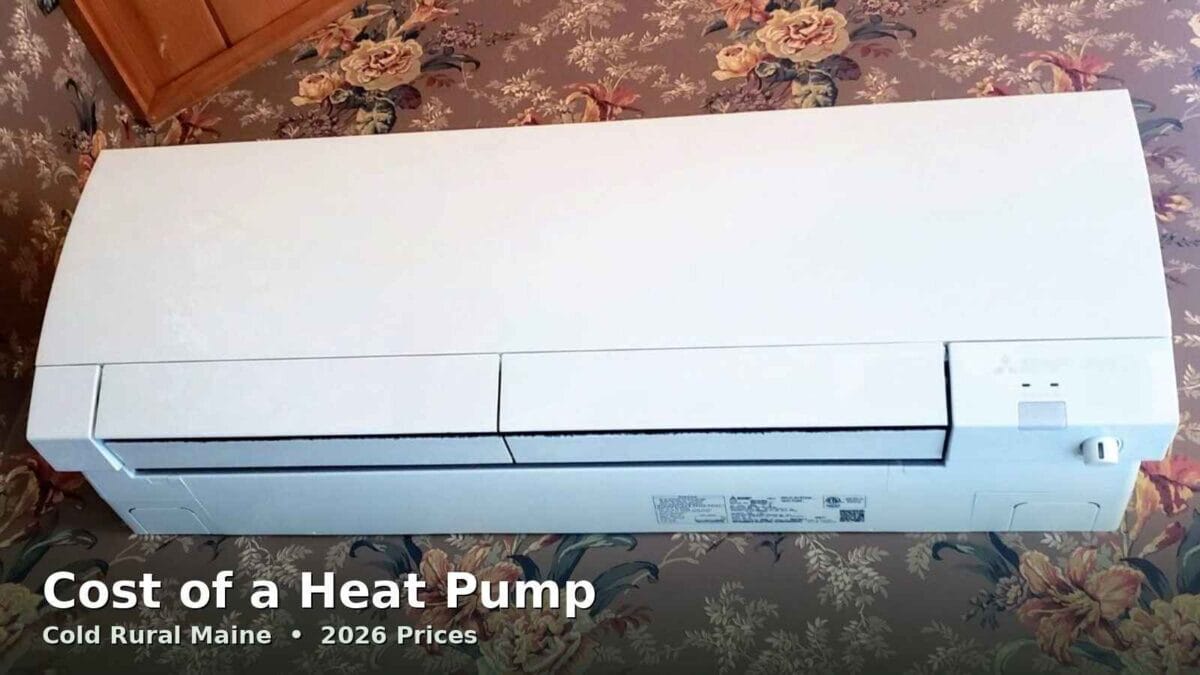 cost of a heat pump in Maine 2026